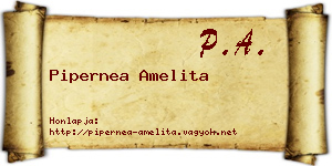 Pipernea Amelita névjegykártya